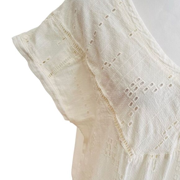 prAna Women's Keelie Top, Soft White, size Small. - Picture 6 of 11